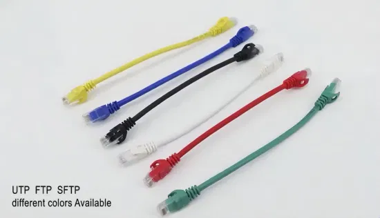 O cabo patch RJ45 conduz o cabo patch cord UTP CAT6