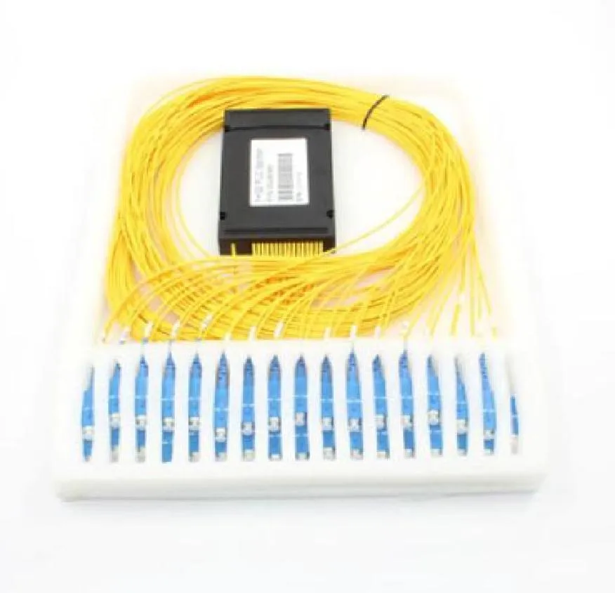 PLC da cassete do ABS da fibra ótica de Scapc 1*32 para uma comunicação das telecomunicações