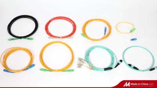 Cabo de comunicação da solução FTTH Sc Upc APC Sm Sx Fiber Optic Patch Cord